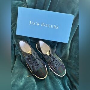 NIB Jack Rogers Plaid Sneakers